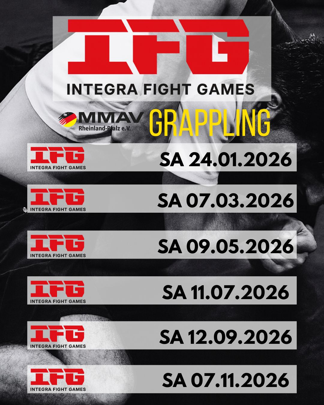 Integra Fight Games – Turniertermine